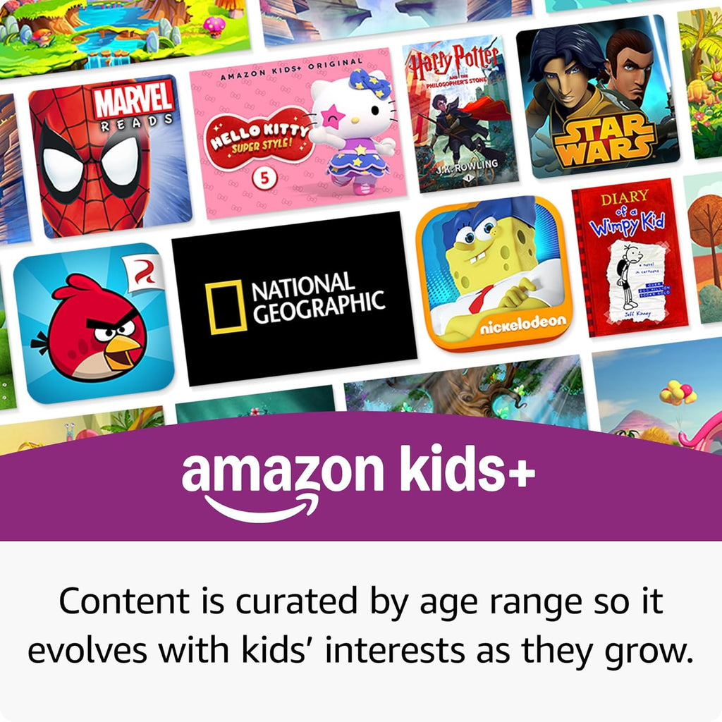 Tablette tactile Amazon Fire HD 8 Kids Pro (dernier modèle), 6-12 ans. Écran HD lumineux de 8 pouces, contenu sans publicité, contrôle parental, autonomie de 13 heures, étui fin pour les plus grands, 32 Go, Discovery