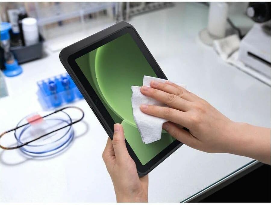 Tablette tactile professionnelle Samsung Galaxy Tab Active5 Pro 10,1" 8+256 Go 5G, déverrouillée, robuste, écran tactile sensible, longue autonomie, SM-X358UZGEN14 Verte