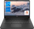 Ordinateur compact portable HP pour étudiants et professionnels, écran HD 14 pouces, processeur Intel Quad-Core N4120, 4 Go de RAM DDR4, 64 Go de stockage eMMC, abonnement d'un an à Office 365, webcam, lecteur de carte SD, HDMI, Wi-Fi, Windows 11