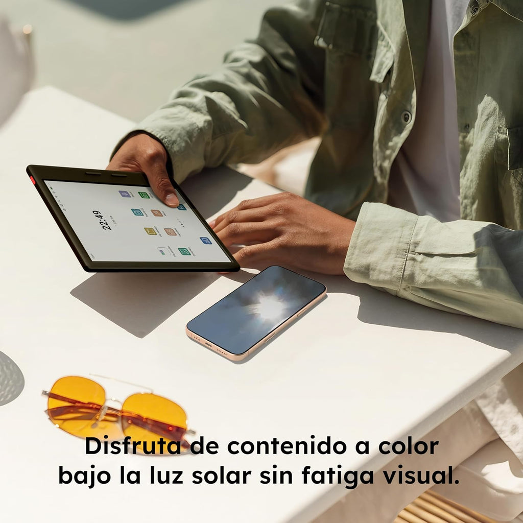 Tablette tactile liseuse couleur Ocean C 64 Go + 4 Go, 7 pouces, compatible avec l'écriture manuscrite, à encre électronique couleur, longue autonomie (stylet Musnap non inclus).