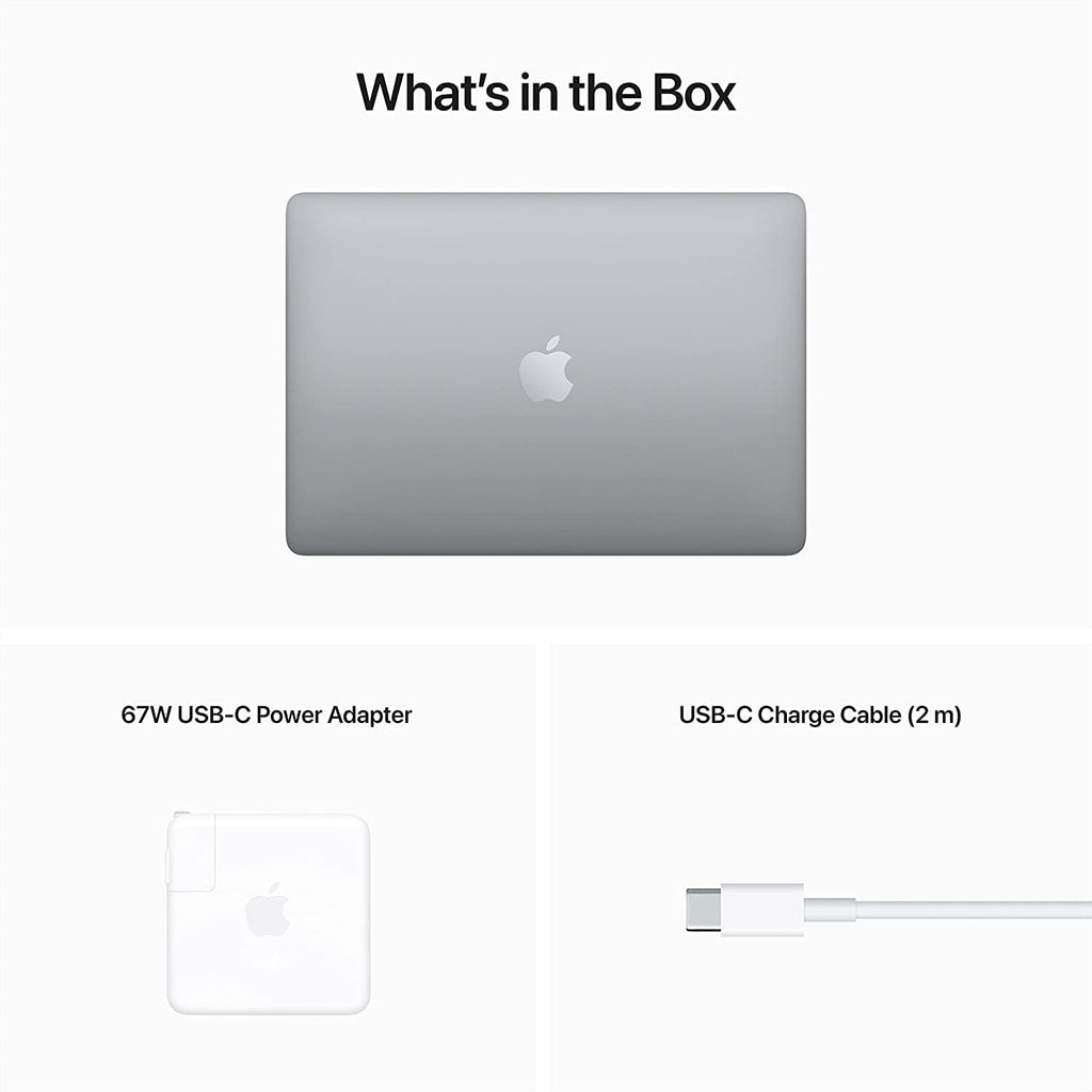 MacBook Pro 2022 d'Apple avec puce Apple M2 (13 pouces, 8 Go de RAM, 256 Go de stockage SSD) (clavier QWERTY anglais) Gris sidéral (reconditionné)