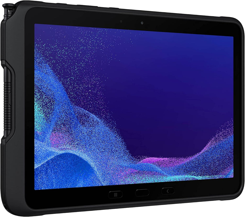 Tablette tactile Samsung Galaxy Tab Active4 Pro 10,1" 64 Go Wi-Fi Android professionnelle LTE débloquée, 4 Go de RAM, design robuste, écran tactile sensible, longue autonomie - idéale pour les professionnels SM-T630NZKAN20 Noir