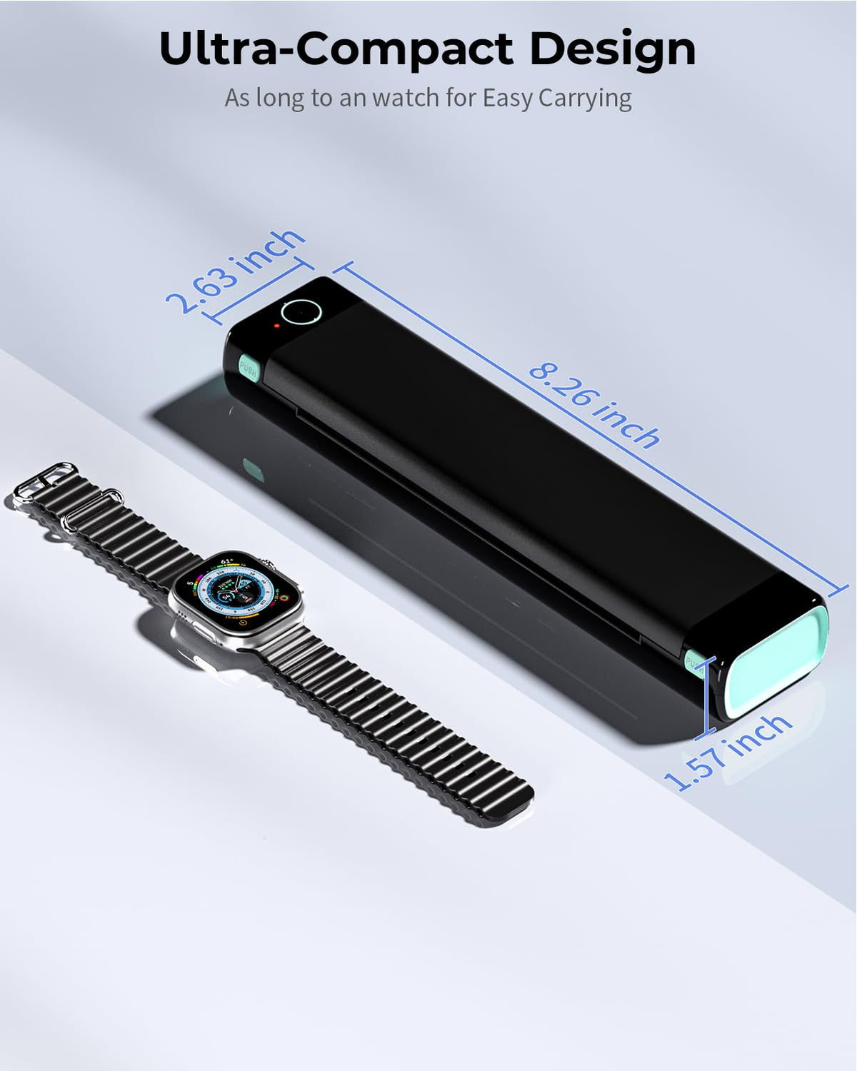 Imprimante thermique facile à transporter à connectivité sans fil Bluetooth PHOMEMO pour les déplacements