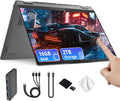 Lenovo Yoga 7i 2-en-1, ordinateur compact portable tactile 16 pouces 2K, processeur Intel Core Ultra 7 256 MHz, 16 Go de RAM LPDDR5X, disque dur de 2 To (SSD 1 To et station d'accueil 1 To), carte graphique Intel Arc, pavé numérique, Copilot+