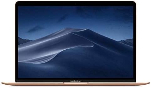 MacBook Air 2019 d'Apple avec processeur Intel Core i5 à 1,6 GHz, écran 13 pouces, 8 Go de RAM, stockage SSD de 128 Go, couleur or (reconditionné)