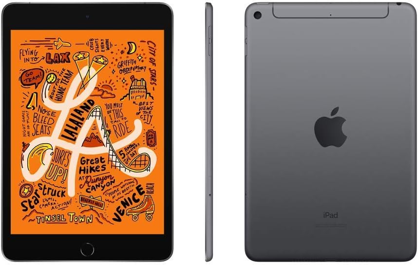 Apple iPad mini 5 256 Go - Wi-Fi + Cellular - Gris sidéral (Reconditionné Premium) pratique