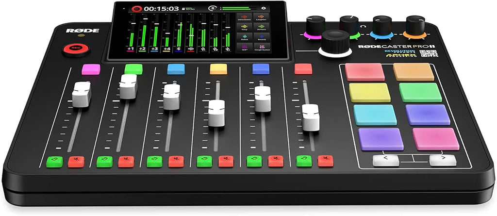 Solution de production tout-en-un pour le podcasting, le streaming, la production musicale et la création de contenu, Noir (RCP II/Noir) – Modèle pratique