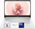 Ordinateur compact portable léger HP 14″ or rose avec Office 365 et Copilot AI, processeur Intel, 4 Go de RAM, SSD de 64 Go + 1 To de stockage cloud