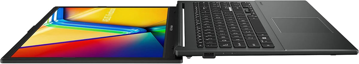 ASUS Vivobook Go 15,6" FHD, ordinateur compact portable fin, processeur AMD Ryzen 3 7320U quadricœur, 8 Go de RAM DDR5, SSD de 256 Go, Windows 11 Famille, charge rapide, protection webcam, robustesse de qualité militaire, noir E1504FA-AB34