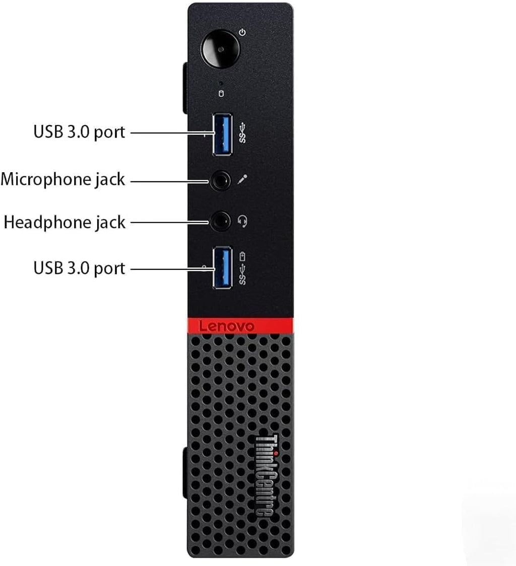 Ordinateur de bureau Lenovo Thinkcentre M715Q AMD Ryzen 3 Pro-2200GE 4 Go 128 Go SSD W11H (Reconditionné) – Modèle pratique