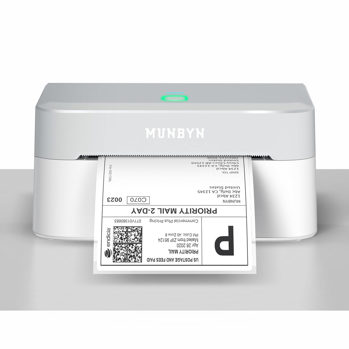 Imprimante d'étiquettes thermique Bluetooth MUNBYN RW403B - 4x6 à connectivité sans fil