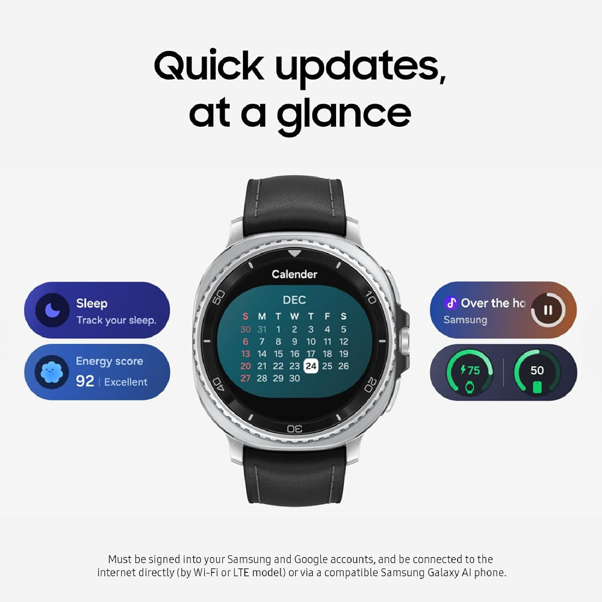 Présentation : Samsung Galaxy Watch 8 Classic (2025) 46 mm, montre connectée Bluetooth, design coussin, lunette rotative, bouton d'accès rapide, coaching du sommeil, coaching de course, score d'énergie, noir, version américaine (reconditionnée)