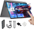 Ordinateur compact portable Lenovo Yoga 7i 2-en-1, écran tactile 2K de 16 pouces, processeur Intel Core Ultra 7 256 MHz, 16 Go de RAM LPDDR5X, disque dur de 3 To (SSD de 2 To et station d'accueil de 1 To), carte graphique Intel Arc, pavé numérique