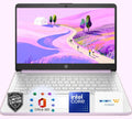 Ordinateur compact portable HP Ultrabook avec Office 365 et Copilot AI • Processeur Intel quadricœur • 1,1 To de stockage (1 To OneDrive et 128 Go SSD) • 8 Go de RAM • Windows 11 (sans écouteurs)