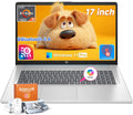 Ordinateur compact portable HP 2026 17 pouces tactile, Windows 11 Pro, Copilot AI, AMD Ryzen 5 7430U, écran tactile HD+ antireflet de 17,3 pouces, 32 Go de RAM, SSD de 2 To, charge rapide, webcam HD, Wi-Fi 6, Bluetooth 5.4, accessoires