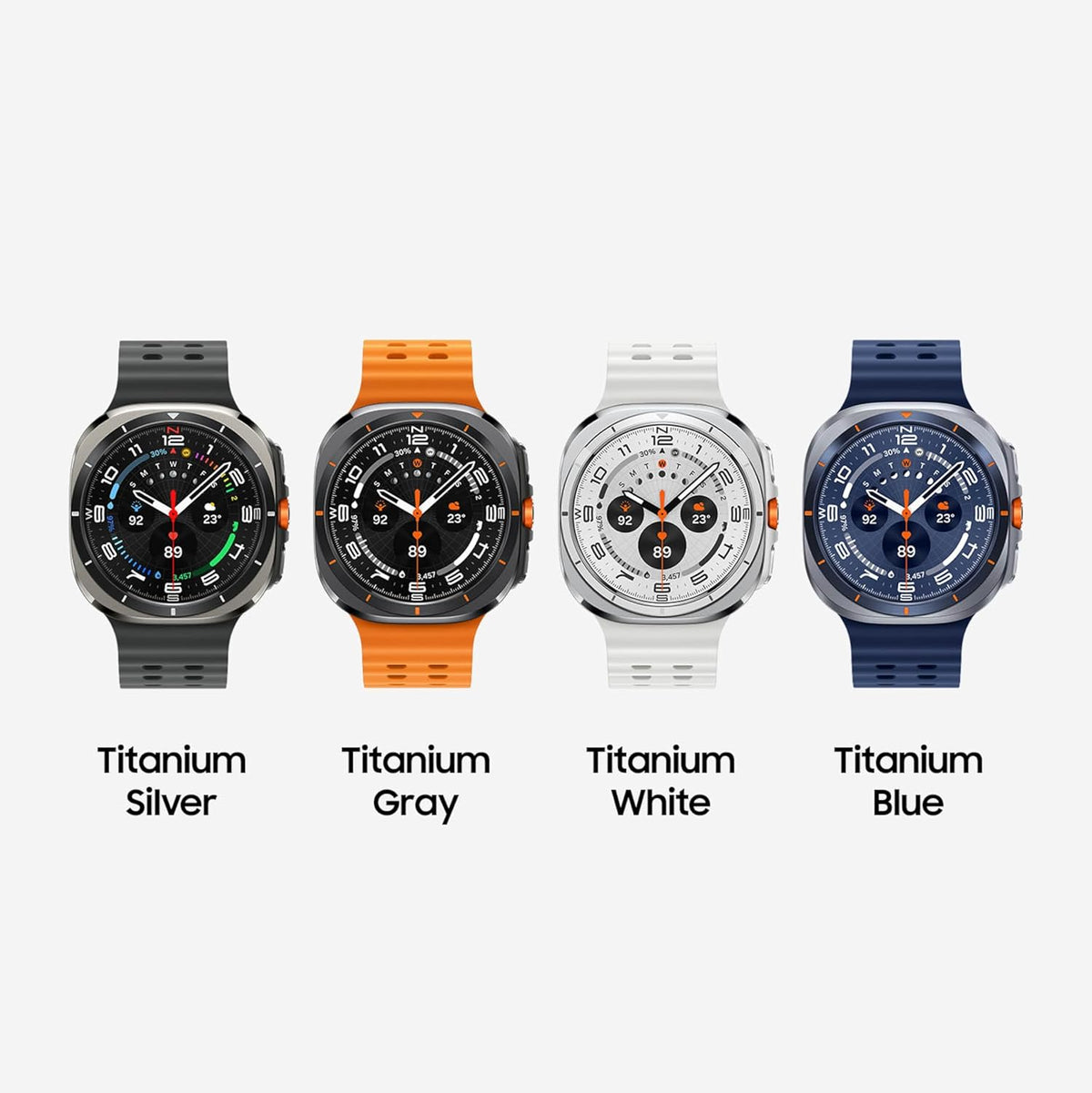 Présentation : Samsung Galaxy Watch Ultra (2025) 47 mm LTE, boîtier en titane, coaching du sommeil avancé, coaching de course, score d'énergie, suivi de la fréquence cardiaque, GPS, argent titane, version américaine, garantie 2 ans