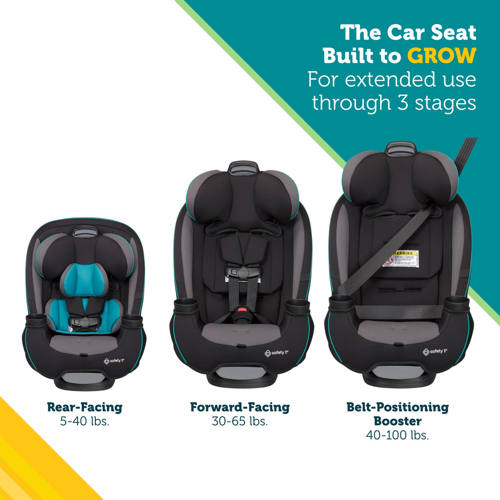 Siège auto tout-en-un mince SAFETY 1ST Grow and Go - Bleu Alaska – Modèle pratique