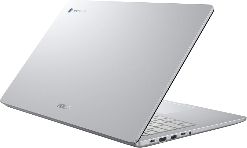 Ordinateur compact portable ASUS Chromebook CX15, écran antireflet Full HD 15,6 pouces, processeur Intel® N50, 128 Go de stockage, 8 Go de RAM, ChromeOS, gris pur, CX1505CTA-AS88F-PG