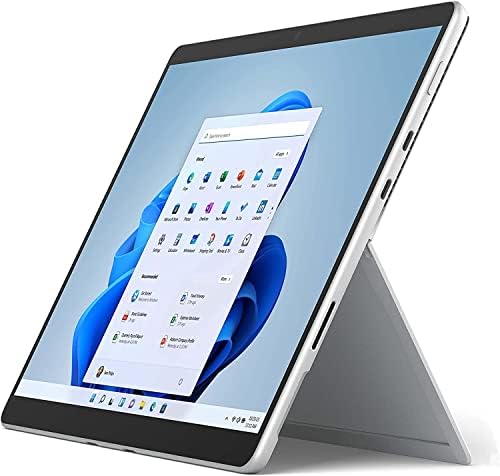 Tablette Microsoft Surface Pro 8, écran tactile 13 pouces, processeur Intel i5 Evo, 8 Go de RAM, SSD 128 Go, Windows 11, Surface Laptop - Appareil seul - Platine (Dernier modèle) (Reconditionné)