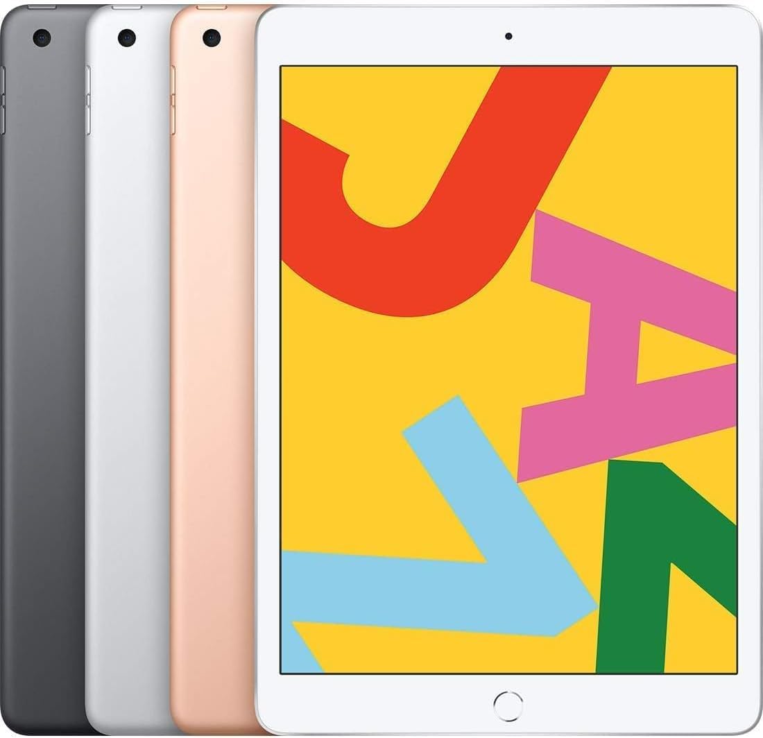iPad 7e génération Apple 2019 (10,2 pouces, Wi-Fi, 32 Go) Argent (Reconditionné) pratique