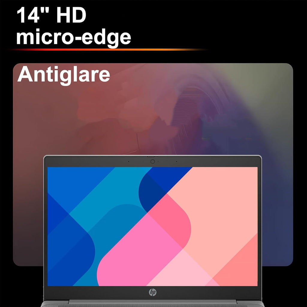 Ordinateur compact portable HP Chromebook 14 Famille et Étudiant, écran HD antireflet 14 pouces, processeur Intel Celeron N4500, 4 Go de RAM, 64 Go de stockage, port USB-C, Wi-Fi 6, autonomie longue durée, charge rapide, hub ICP