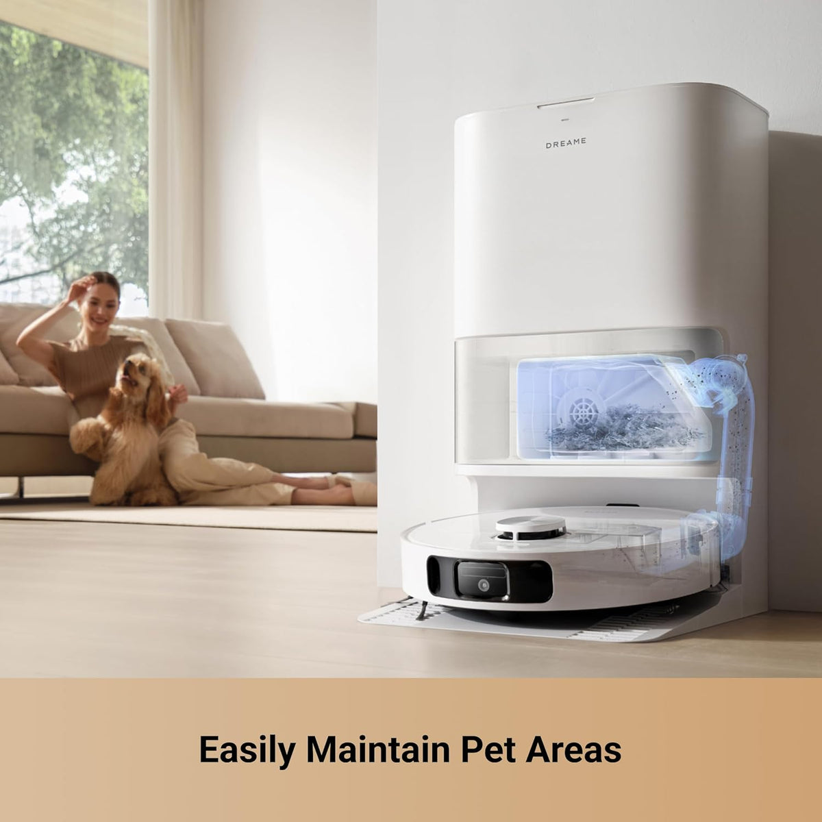 Aspirateur et laveur robot DREAME L10s Ultra Gen 2, aspiration de 10 000 Pa, technologie MopExtend, station de base tout-en-un, vidage automatique après 75 jours, lavage et séchage automatiques, détection intelligente des obstacles, nettoyage de…
