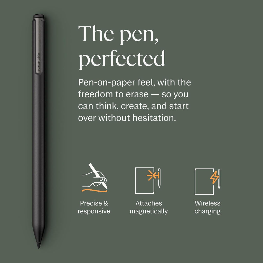 Pack reMarkable Paper Pro – Comprend une Tablette tactile graphique reMarkable Paper de 11,8 pouces et un marqueur avec stylet et gomme