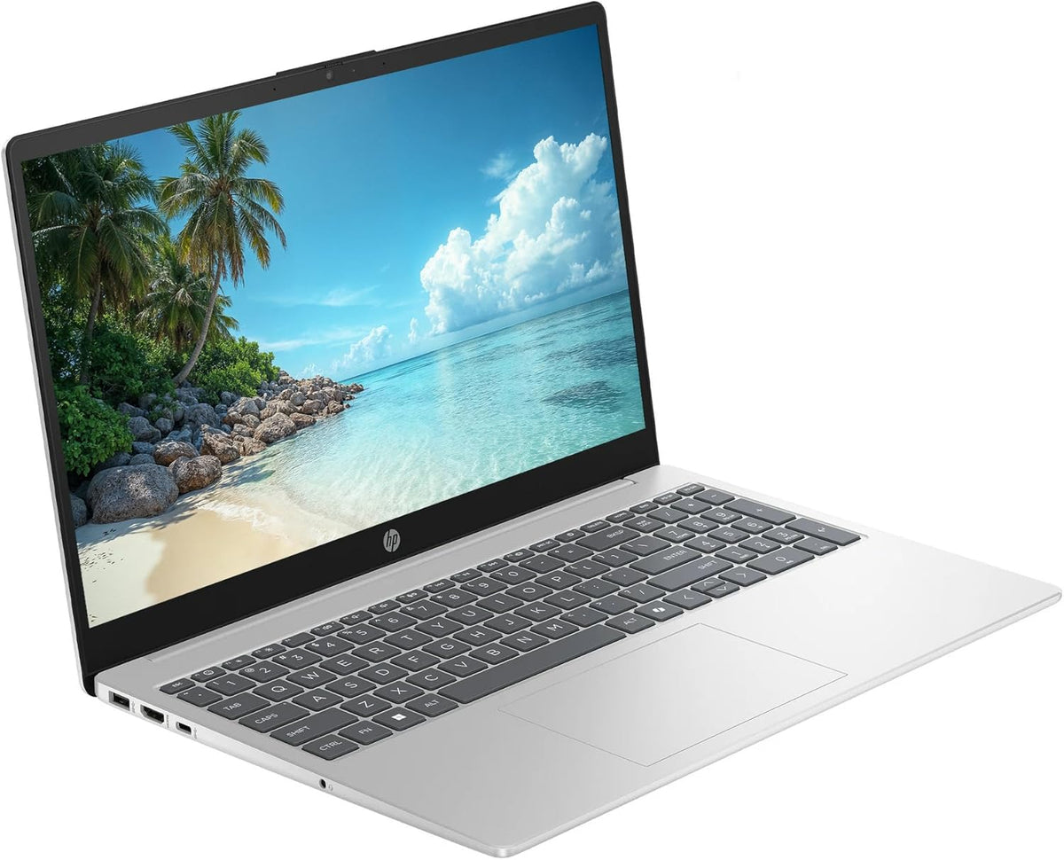 Ordinateur compact portable professionnel HP 15,6" FHD tactile, processeur Intel Core i5 à 10 cœurs, 16 Go de RAM, 512 Go de stockage (SSD 256 Go + station d'accueil 256 Go), Windows 11, pavé numérique, écouteurs NLY, argent naturel