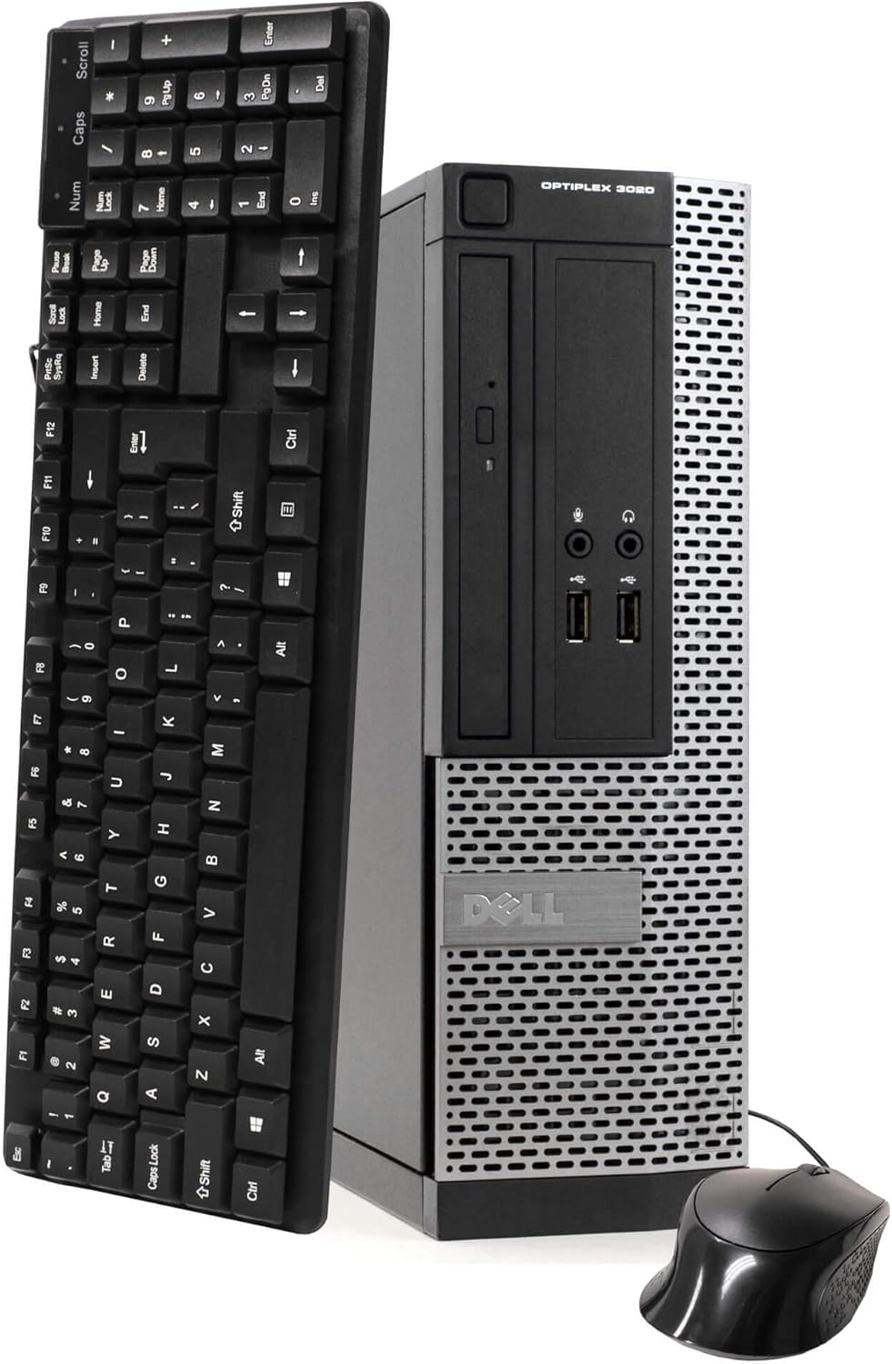 Ordinateur de bureau DELL Optiplex 3020 SFF Slim, Intel Core i3 4130 3,40 GHz, 4 Go de RAM, disque dur de 500 Go, graveur DVD, USB 3.0, Windows 11 Pro (reconditionné) – Modèle pratique
