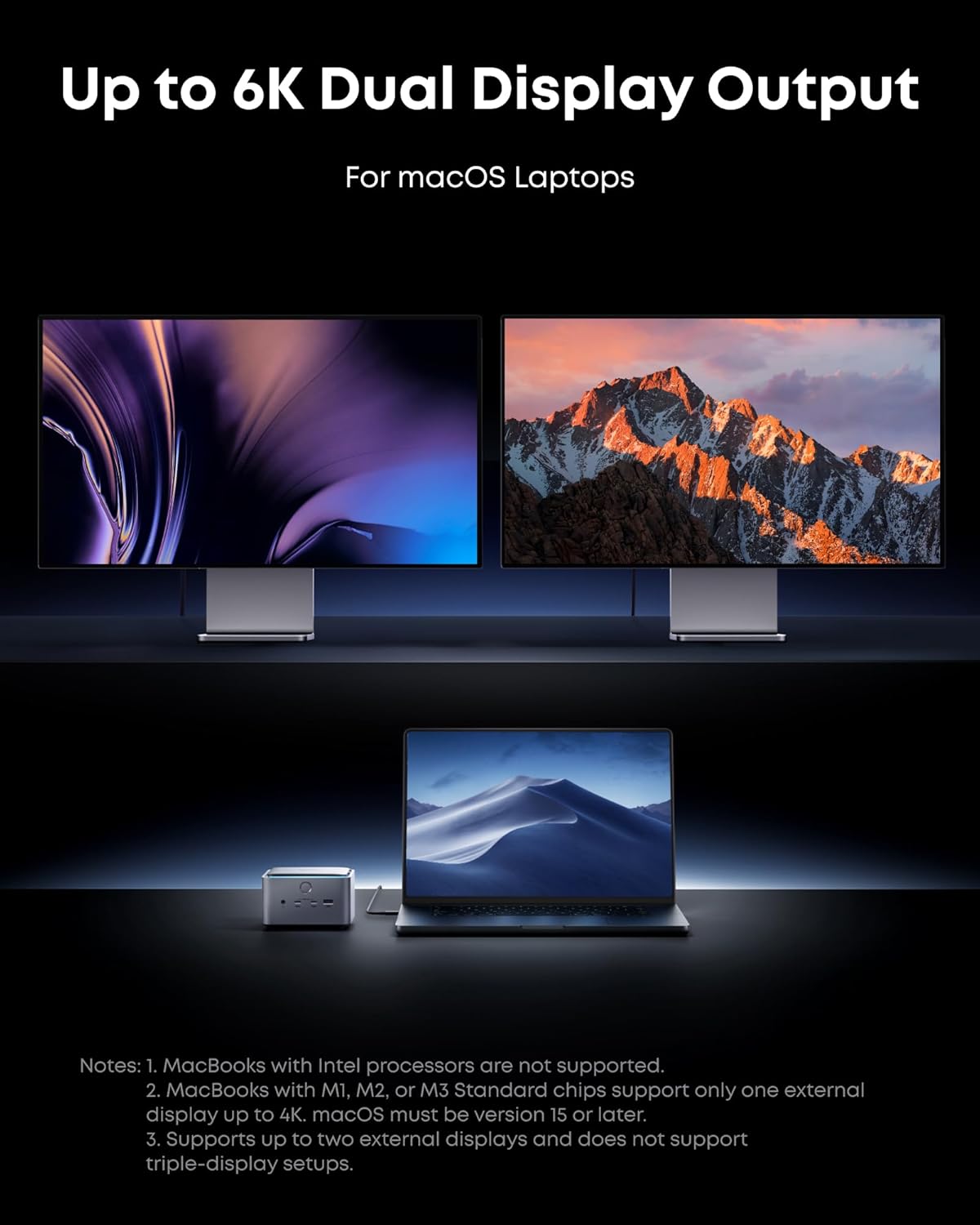 Station d'accueil Anker Prime TB5 14-en-1 Thunderbolt 5 avec transfert maximal de 120 Gbit/s, charge maximale de 140 W, système de refroidissement, double affichage jusqu'à 8K pour ordinateurs portables TBT 5/4