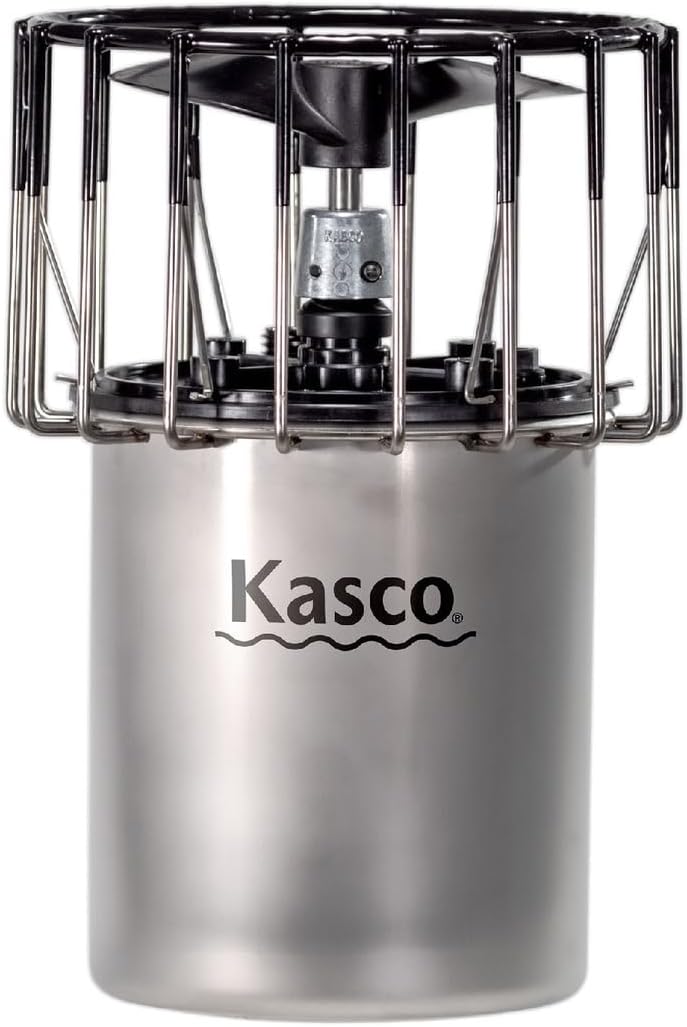 Dégivreur Kasco 3/4 HP pour lacs et étangs, 120 V monophasé, doté de cordon d'alimentation de 15 m | Dégivreur d'eau pour étangs, lacs et quais