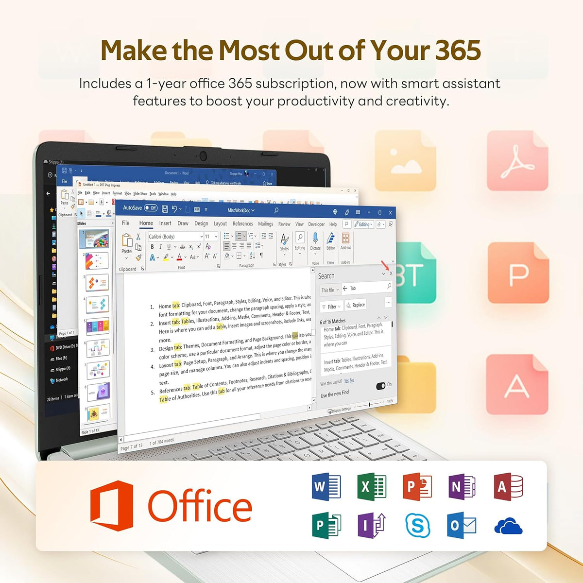 Ordinateur compact portable HP Stream 14 HD pour étudiants et professionnels avec AI Copilot, processeur Intel N150, 4 Go de RAM, 1,12 To de stockage (128 Go UFS + station d'accueil de 1 To), abonnement d'un an à Office 365, carte graphique Intel