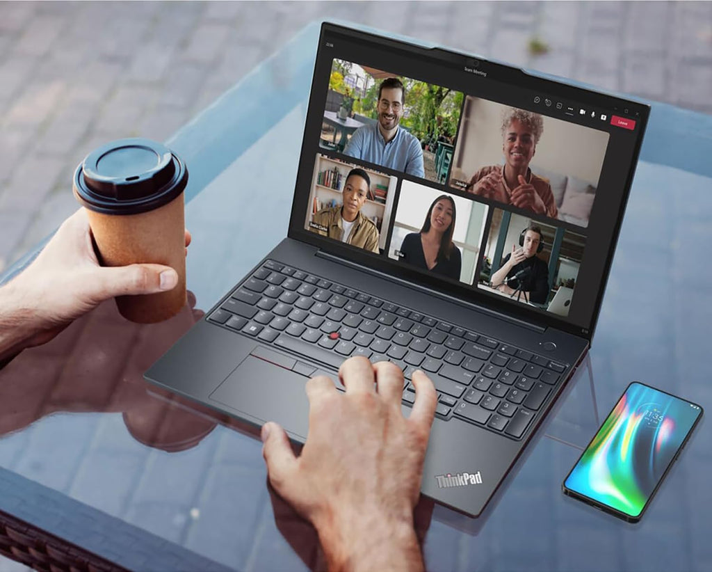 Ordinateur compact portable professionnel Lenovo ThinkPad E16 G2, écran 16 pouces FHD+, processeur AMD Ryzen 7 7735HS à 8 cœurs (supérieur au i7-1360P), 16 Go de RAM DDR5, SSD PCIe de 1 To, Wi-Fi 6E, lecteur d'empreintes digitales, clavier