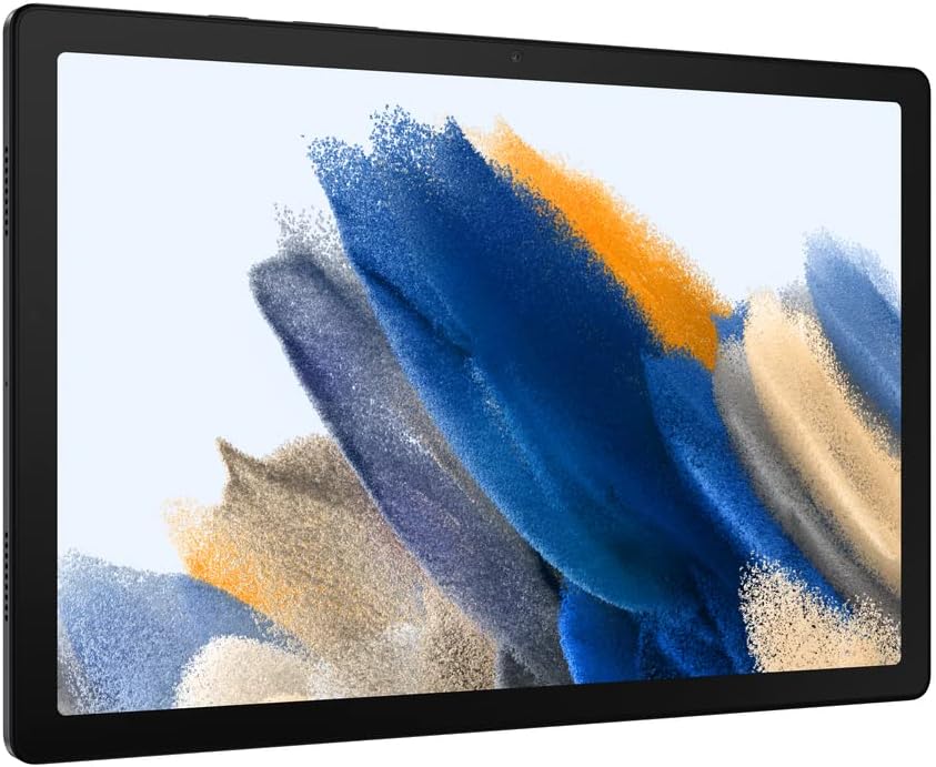 Tablette tactile Samsung Galaxy Tab A8 10,5" 32 Go Android, écran LCD, contenu pour enfants, Smart Switch, mémoire extensible, batterie longue durée, charge rapide, version US 2022, gris foncé