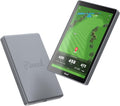 Tablette tactile GPS portable Pinned Golf - Le Caddie - Écran tactile magnétique résistant aux intempéries - Distances FCB - 45 000 cartes de parcours - Cadeau pour homme - Gris