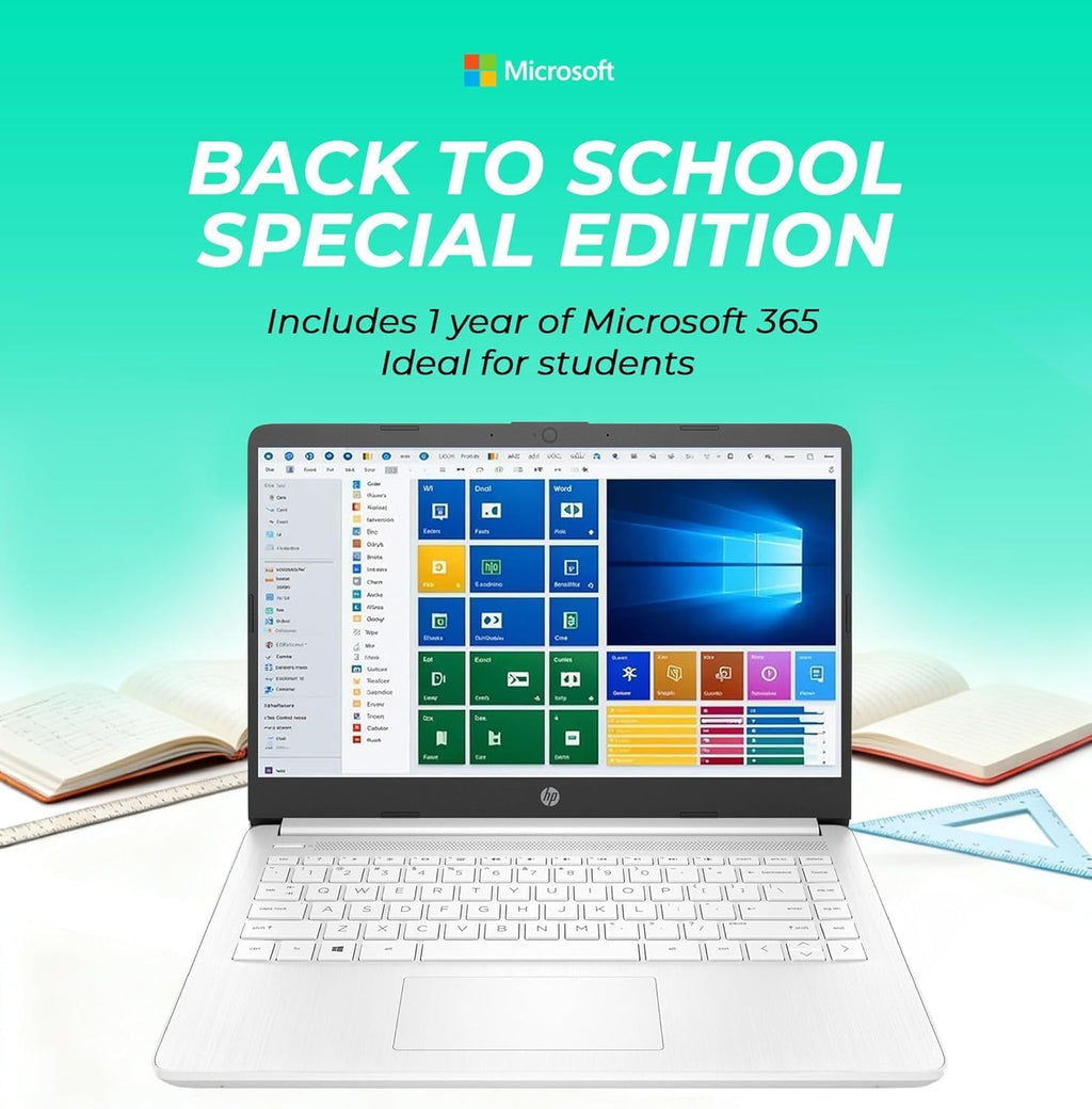 Ordinateur compact portable HP Ultrabook avec Copilot AI et Office 365 • Processeur Intel hautes performances • 32 Go de RAM • 2,1 To de stockage (1,1 To SSD et 1 To OneDrive) • Windows 11 (sans écouteurs)