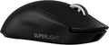 Souris gaming à connectivité sans fil Logitech G PRO X Superlight 2, 60 g, qualité professionnelle, 5 boutons programmables, capteur 44 000 DPI, taux de rapport 8 kHz, chargement USB-C pour PC/Mac - Noir