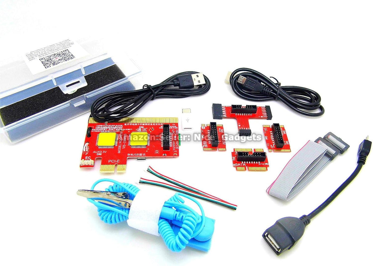 Nouvelle carte de test USB PCIe V8 : kit de diagnostic de carte mère, outil de diagnostic USB unique pour PC, ordinateur compact portable, serveur, mini PC tout-en-un, Mac, téléphone Android, tablette, analyseur d'ordinateur multi-ports.