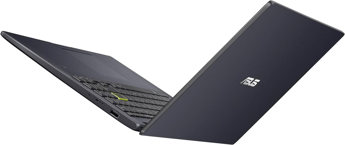 ASUS Vivobook Go Slim 15,6" - Ordinateur compact portable fin et compact portable pour étudiants - Processeur Intel Dual Core N4500, 4 Go de RAM, SSD de 128 Go, Windows 11, Noir étoilé L510KA-ES04