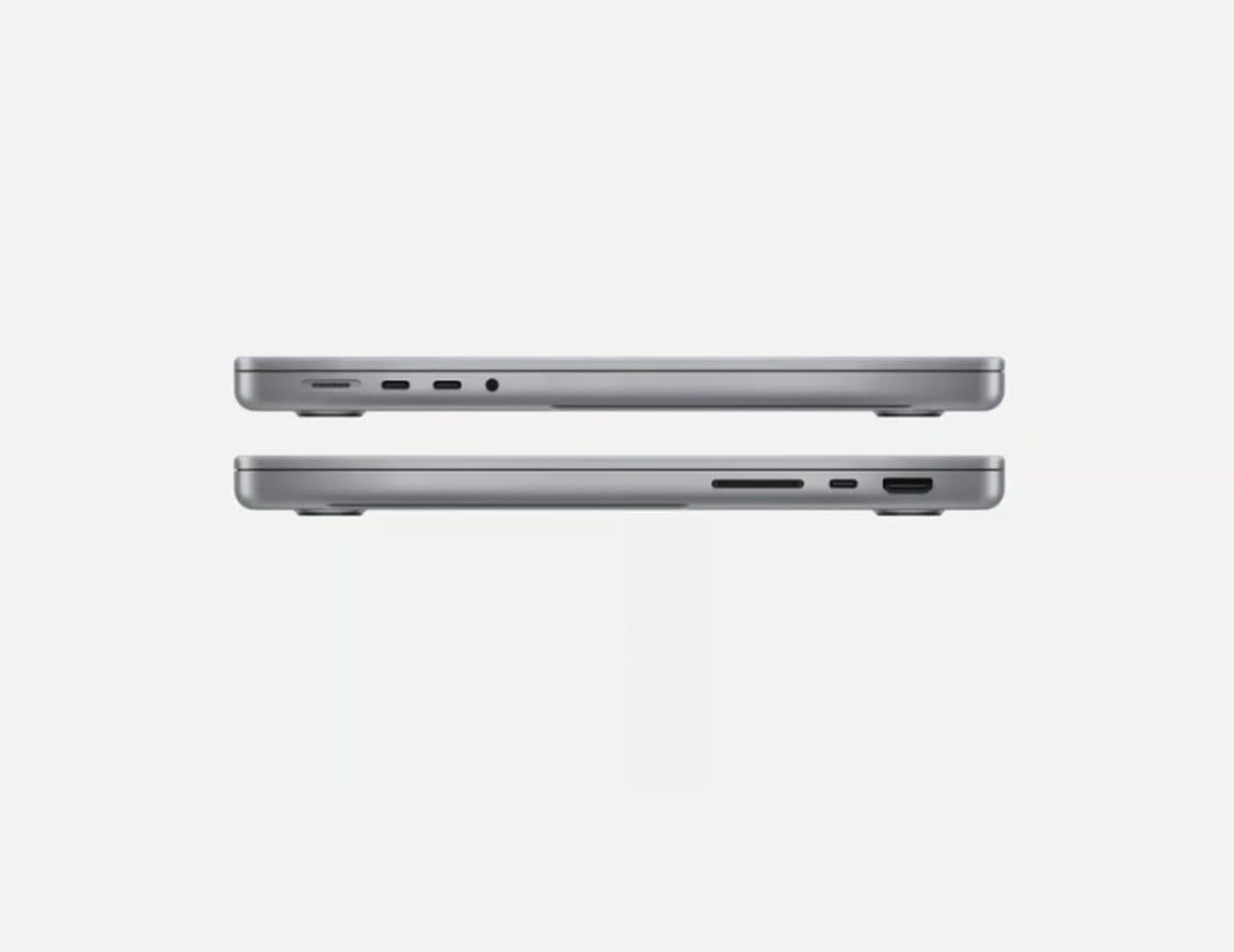 Apple MacBook Pro 2021 avec puce Apple M1 Pro (14 pouces, 16 Go de RAM, SSD de 512 Go) - Gris sidéral (Reconditionné)