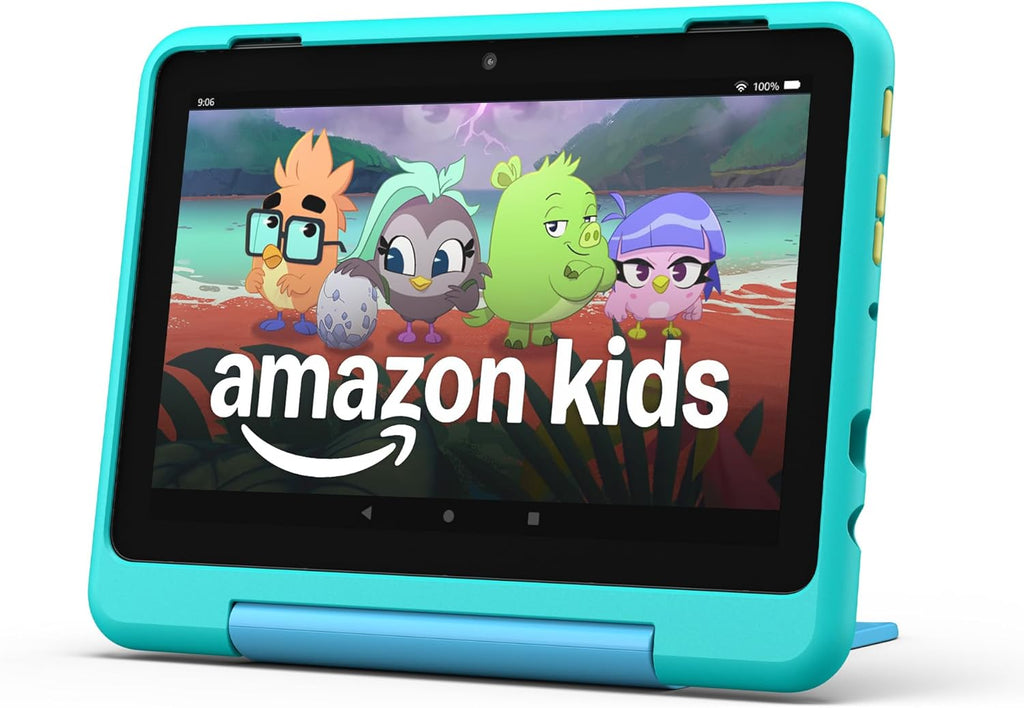Tablette tactile Amazon Fire HD 8 Kids Pro (dernier modèle), 6-12 ans. Écran HD lumineux de 8 pouces, contenu sans publicité, contrôle parental, autonomie de 13 heures, étui fin pour les plus grands, 32 Go, Discovery