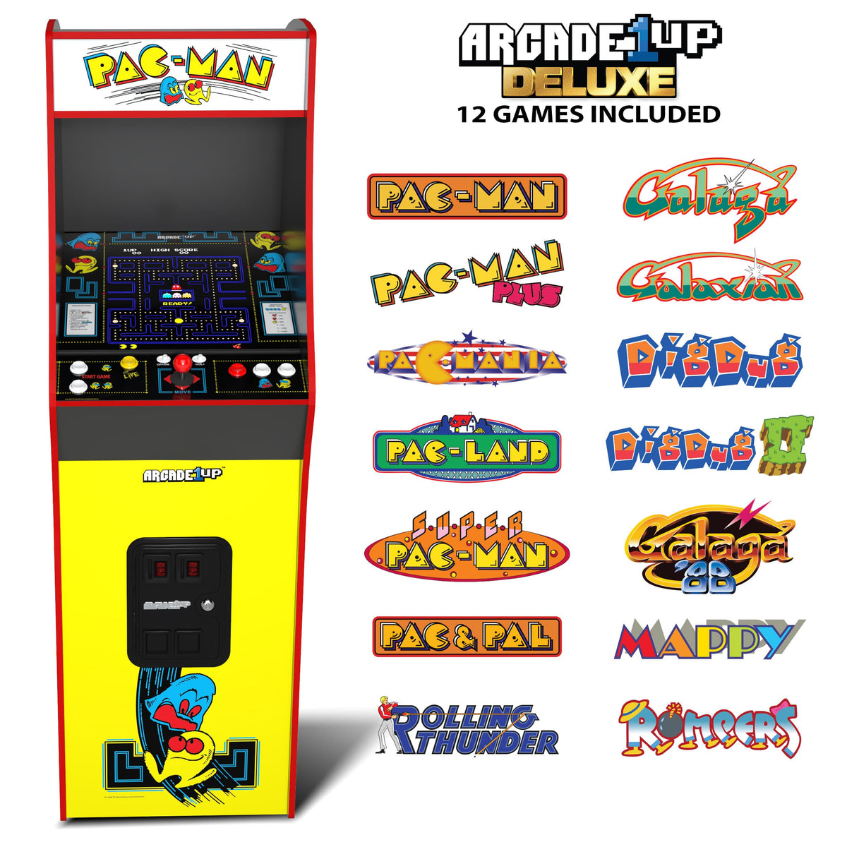 Console de jeux rétro Arcade1Up Class of 81 Deluxe bleue – Modèle pratique