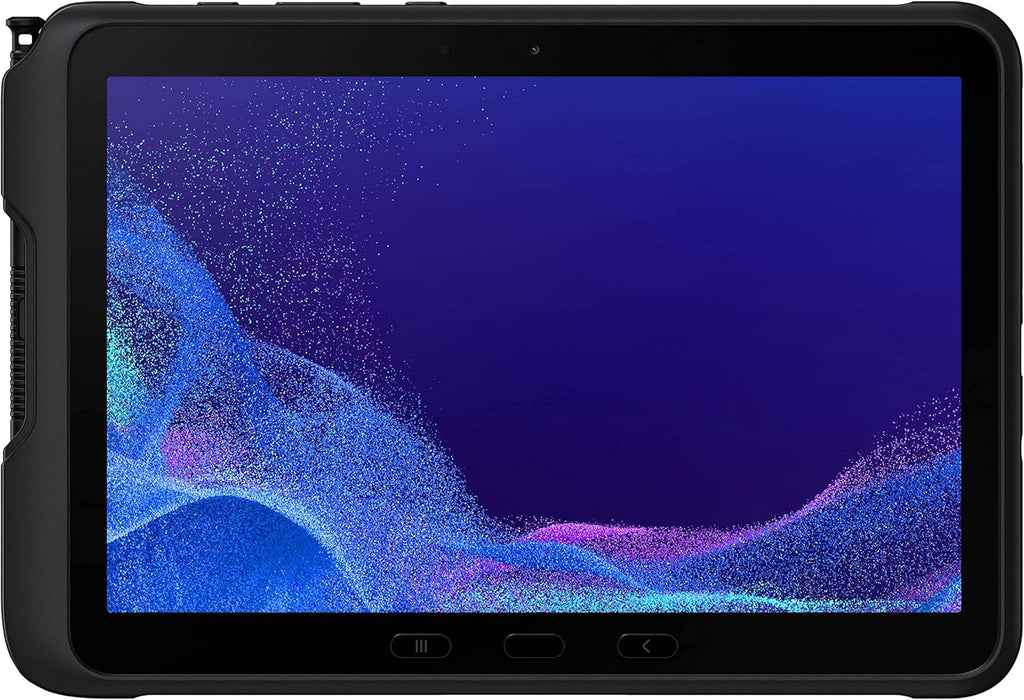 Tablette tactile Samsung Galaxy Tab Active4 Pro 10,1" 64 Go Wi-Fi Android professionnelle LTE débloquée, 4 Go de RAM, design robuste, écran tactile sensible, longue autonomie - idéale pour les professionnels SM-T630NZKAN20 Noir