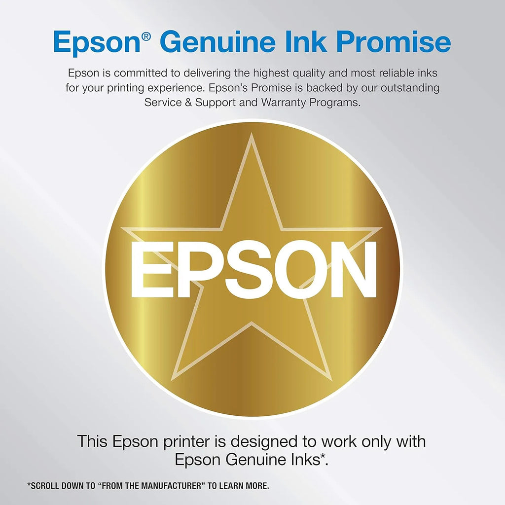 Imprimante jet d'encre multifonction à connectivité sans fil Epson EcoTank ET-4800, blanche, sans cartouche, scanner, photocopieur, fax, chargeur automatique de documents, Ethernet, pour bureau à domicile