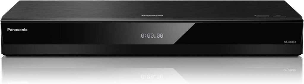 Lecteur Blu-ray/DVD 4K Panasonic doté de Dolby Vision et HDR10+, lecture vidéo Ultra HD de qualité soignée, audio haute résolution et assistance vocale - DP-UB820-K (Noir)