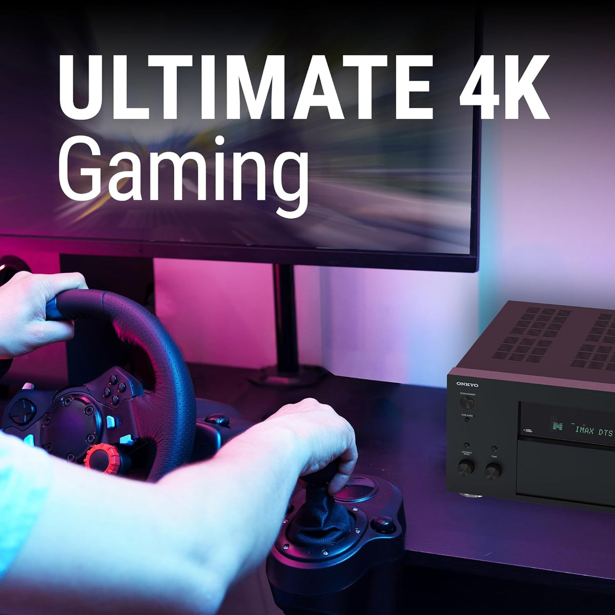 Ampli-tuner AV Onkyo TX-RZ50 9.2 canaux - 120 watts par canal - Compatible Dirac Live dès la sortie de la boîte - Fonctionne doté de Sonos - Certifié THX et plus encore