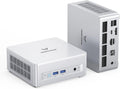 Mini PC MINISFORUM UM880 Plus AMD Ryzen 7 8845HS (8 cœurs/16 threads allant jusqu'à 5,1 GHz), 32 Go de RAM DDR5, SSD PCIe 4.0 de 1 To, triple sortie HDMI + DisplayPort + USB 4, port OCuLink, LAN 2,5G, 5 ports USB, carte graphique Radeon 780M