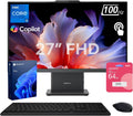 Ordinateur tout-en-un Lenovo IdeaCentre I Pro Business nouvelle génération doté de IA, écran tactile intuitif FHD 27 pouces 100 Hz, processeur Intel Core i5-13420H, 16 Go de RAM DDR5, SSD de 1 To, Wi-Fi 6, webcam, clavier et souris à connectivité…